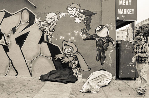 "Homelessness In San Francisco" Jon Rendell Scene4 Magazine SPECIAL ISSUE "Arts&Politics" January 2014