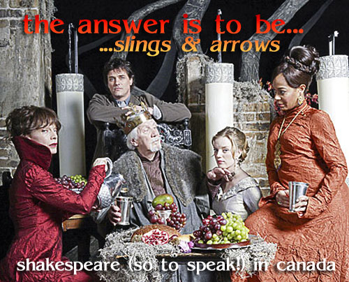 Scene4 Magazine - Miles David Moore reviews "Slings & Arrows"
