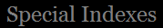 Special Indexes