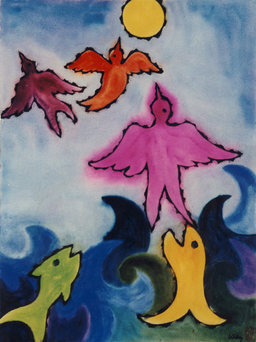 Now and Then the Sea Releases Its Birds | The Art of David Wiley Scene4 Magazine August 2014 www.scene4.com
