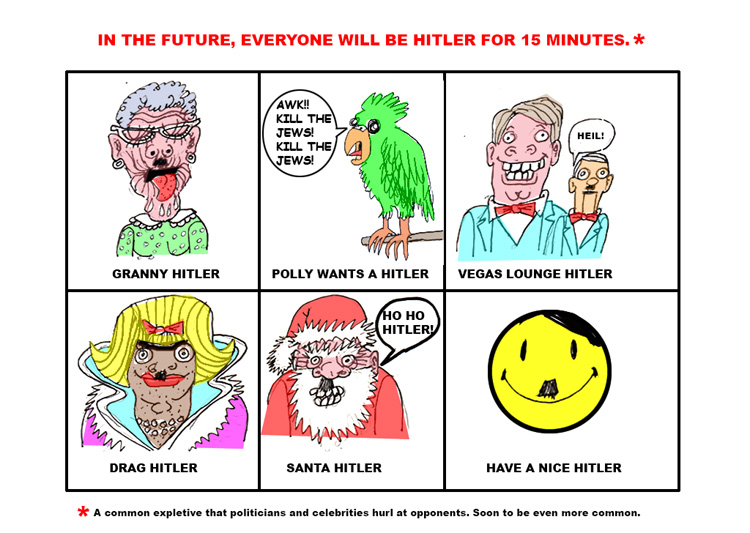 In the future: Everyone will be Hitler for 15 minutes - Elliot Feldman Scene4 Magazine June 2014 www.scene4.com