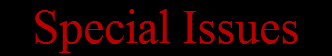 Special Issues