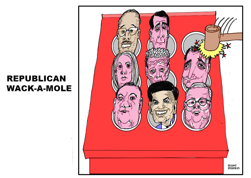 REPUBLICAN WACK-A-MOL | Elliot Feldman | Scene4 Magazine Special Issue - July/August 2015 www.scene4.com