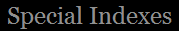 Special Indexes