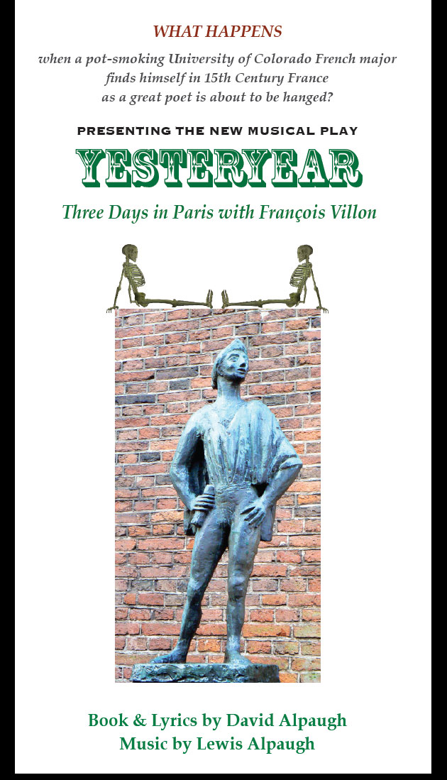 Yesteryear - A New Musical by David and Lewis Alpaugh | Scene4 Magazine November 2015 www.scene4.com