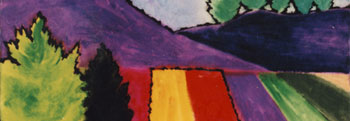 The Art of David Wiley | Field of Flowers/Night Sky | Scene4 Magazine - September 2015 www.scene4.com