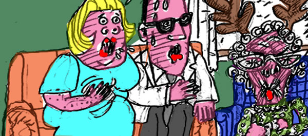 Cartoon: Old Fart Village | Elliot Feldman | Scene4 Magazine-February 2017 | www.scene4.com
