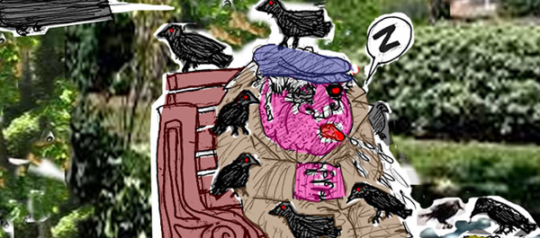 Cartoon: Old Fart Village | Elliot Feldman | Scene4 Magazine-March 2017 | www.scene4.com