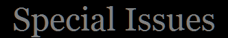 Special Issues