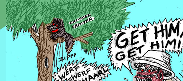 Cartoon: Old Fart Village | Elliot Feldman | Scene4 Magazine-July 2018 | www.scene4.com