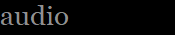 audio