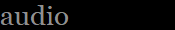 audio