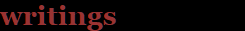writings