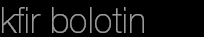 kfir bolotin