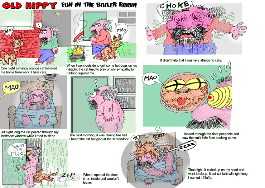 Scene4 Magazine - Old Hippy "Fluffy Farts" by Elliot Feldman