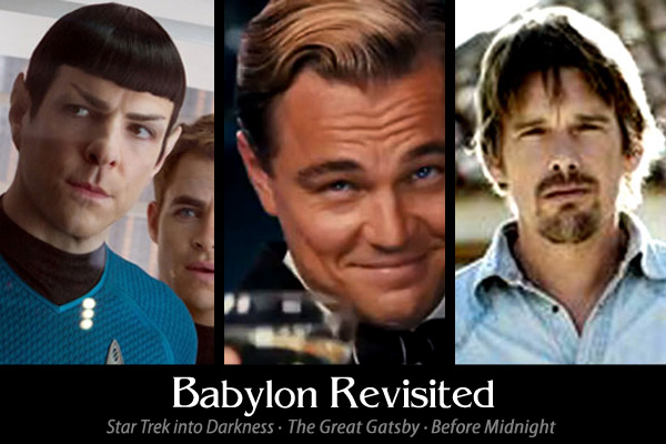 Scene4 Magazine - Babylon Revisted: "The Great Gatsby",  "Before Midnight", "Star Trek into Darkness" reviewed by Miles David Moore | August 2013 | www.scene4.com