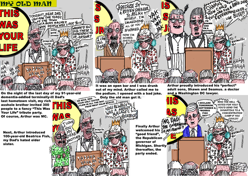 THIS WAS YOUR LIFE Comics by Elliot Feldman  Scene4 Magazine December 2013  www.scene4.com