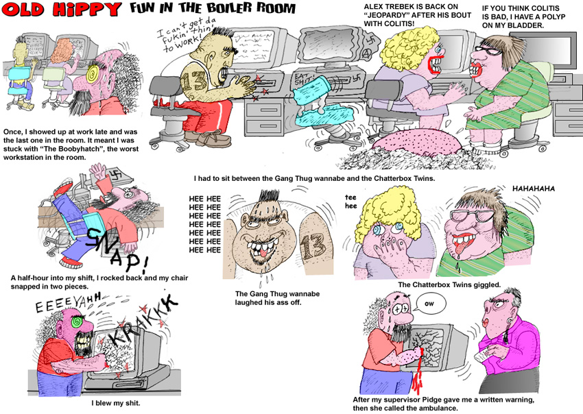 Scene4 Magazine: February/March 2009 - Old Hippy-Fun In The Boiler Room-"Boobyhatch" by Elliot Feldman