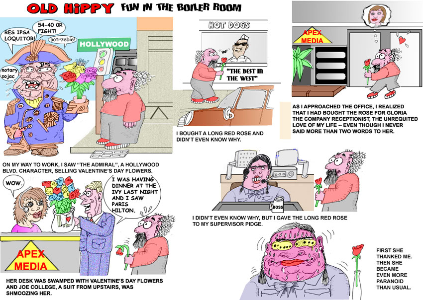 Scene4 Magazine: February/March 2009 - Old Hippy-Fun In The Boiler Room-"Happy Valentine's Day!" by Elliot Feldman