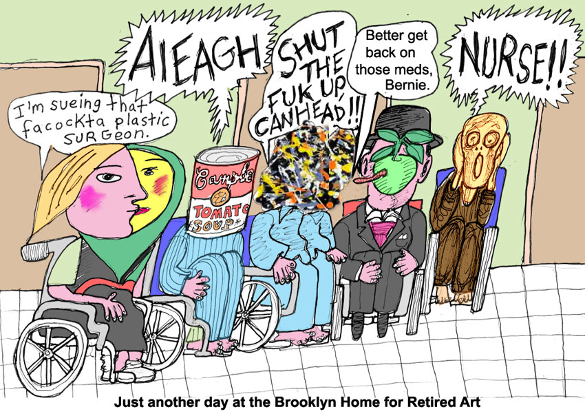 Scene4 Magazine -"Just Another Day at the Brooklyn Home for Retired Art" - Elliot Feldman - January 2011 www.scene4.com