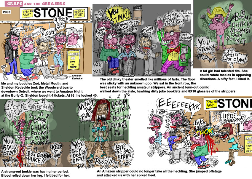 Scene4 Magazine - Special Issue - What is Obscenity and... what's not? | "Grape and the Greasers" - Elliot Feldman | January 2012