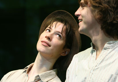 Rebecca Hall (Rosalind) and Dan Stevens (Orlando)  Scene4 Magazine