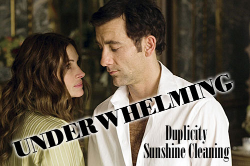 Scene4 Magazine: Miles David Moore reviews "Duplicity" and "Sunshine Cleaning"