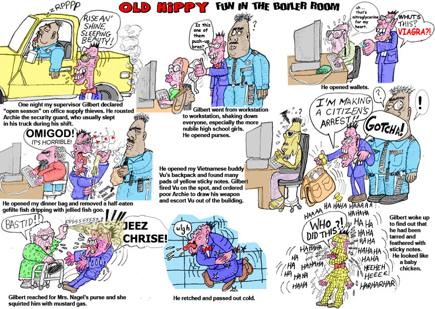 Scene4 Magazine - Old Hippy "To Catch a, uh...Thief!" by Elliot Feldman-www.scene4.com