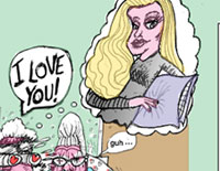 Scene4 Magazine: Comics - "My Old Man - Alone with Veronica Lake" Elliot Feldman June 2011 www.scene4.com