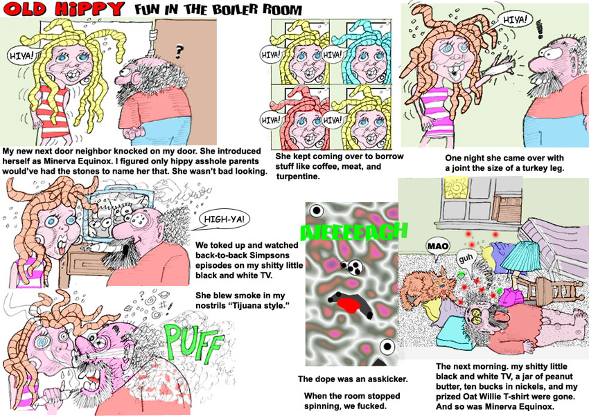Scene4 Magazine - Old Hippy "Minerva Done Do Me!" by Elliot Feldman