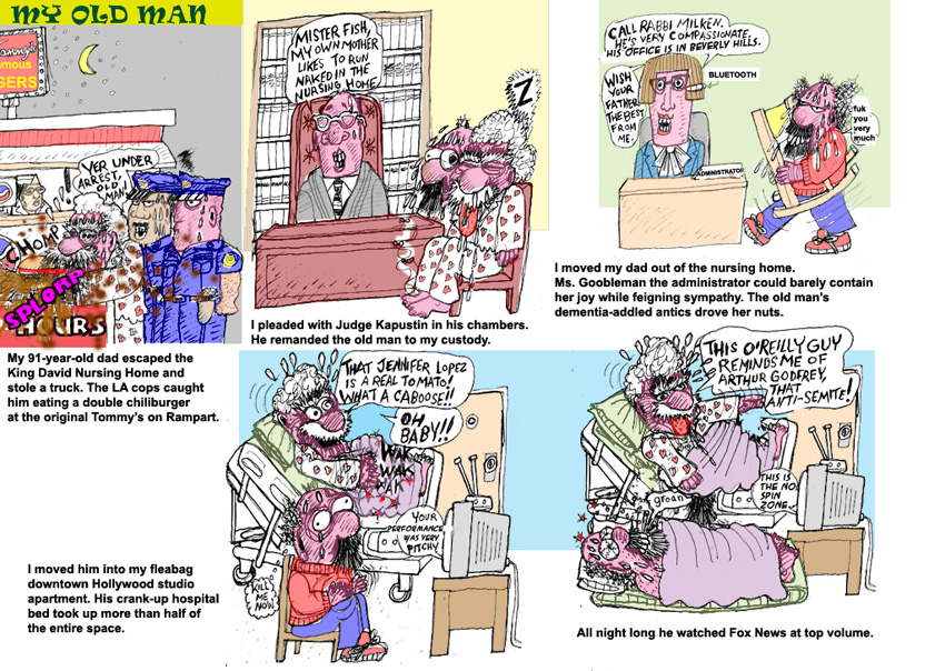 Scene4 Magazine: Comics - "My Old Man - "Life with Fox News" | Elliot Feldman | March 2012 | www.scene4.com