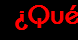 ¿Qué
