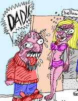 Scene4 Magazine: Comics - "My Old Man - My Receptionist" | Elliot Feldman | May 2012 | www.scene4.com
