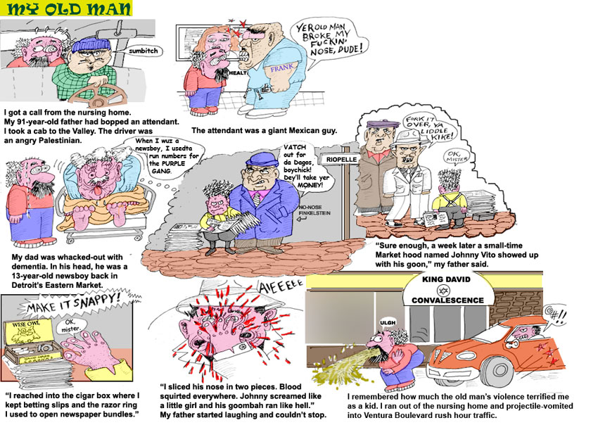 Scene4 Magazine: Comics - "My Old Man - The Purple Gand" Elliot Feldman November 2011 www.scene4.com