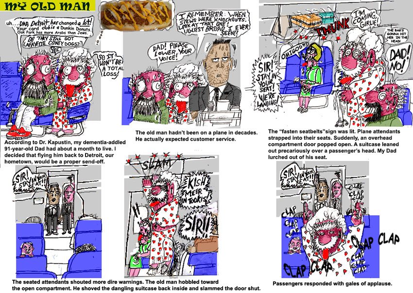 Scene4 Magazine: Comics - "My Old Man - Kish Meer In Tookis" | Elliot Feldman | November 2012 | www.scene4.com