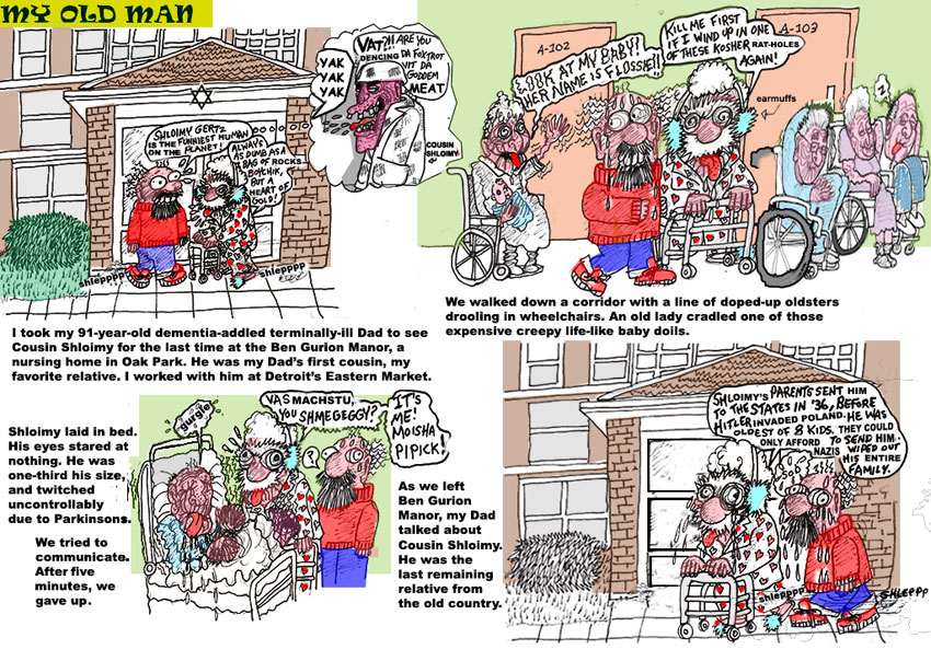 VISITING MOISHA PIPICK Comics by Elliot Feldman  Scene4 Magazine November 2013  www.scene4.com