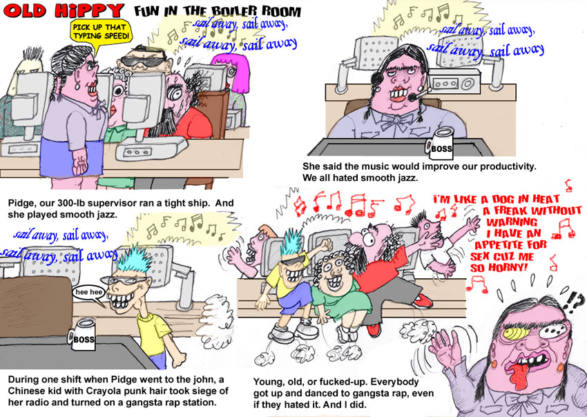 Scene4 Magazine: Elliot Feldman-Old Hippy Fun In The Boiler Room - Part2