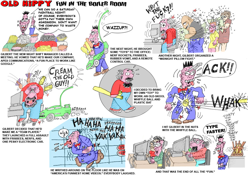 Scene4 Magazine - Old Hippy "Fun In Ther Boiler Room" by Elliot Feldman