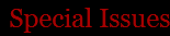 Special Issues