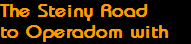 The Steiny Road
to Operadom with